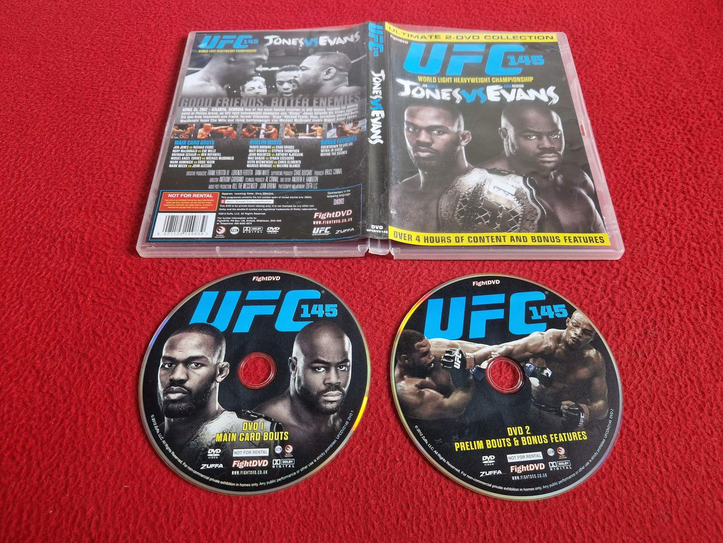 UFC 145 JONES VS EVANS DVD