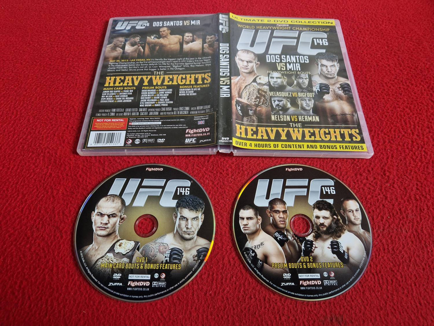 UFC 146 DOS SANTOS VS MIR DVD