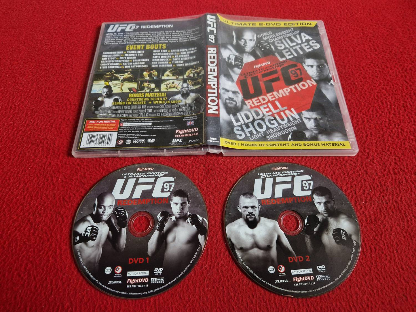 UFC 97 REDEMPTION DVD