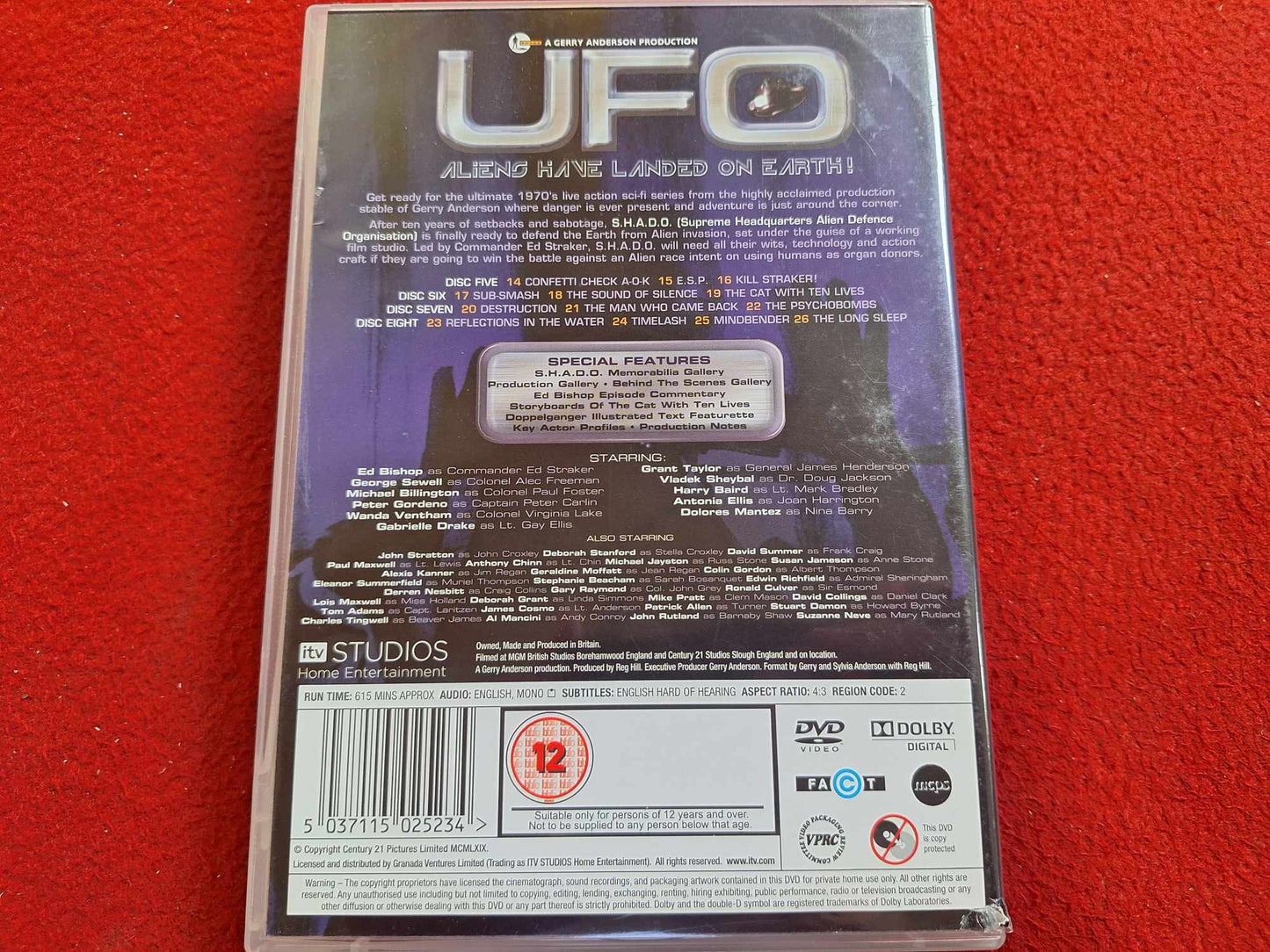 UFO ALIENS HAVE LANDED ON EARTH VOLUMES 5 - 8 BOX DVD