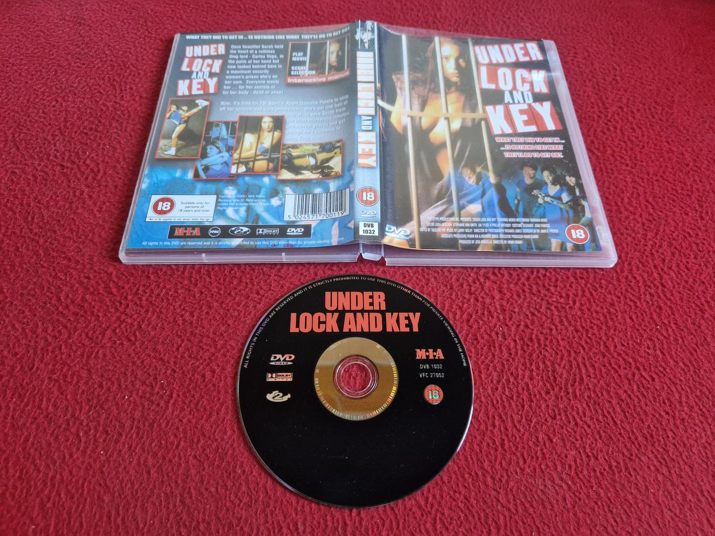 UNDER LOCK AND KEY DVD