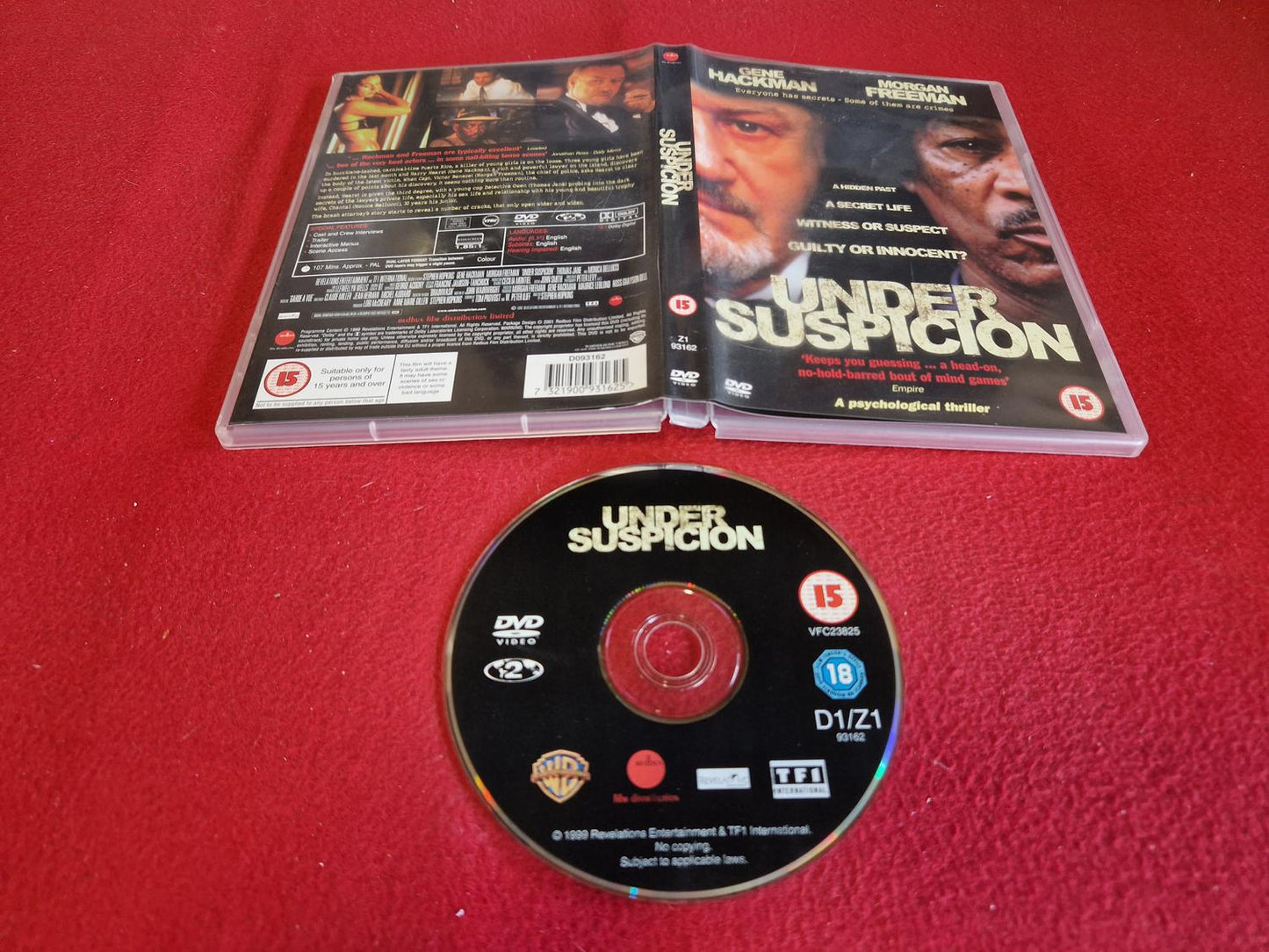UNDER SUSPICION till DVD