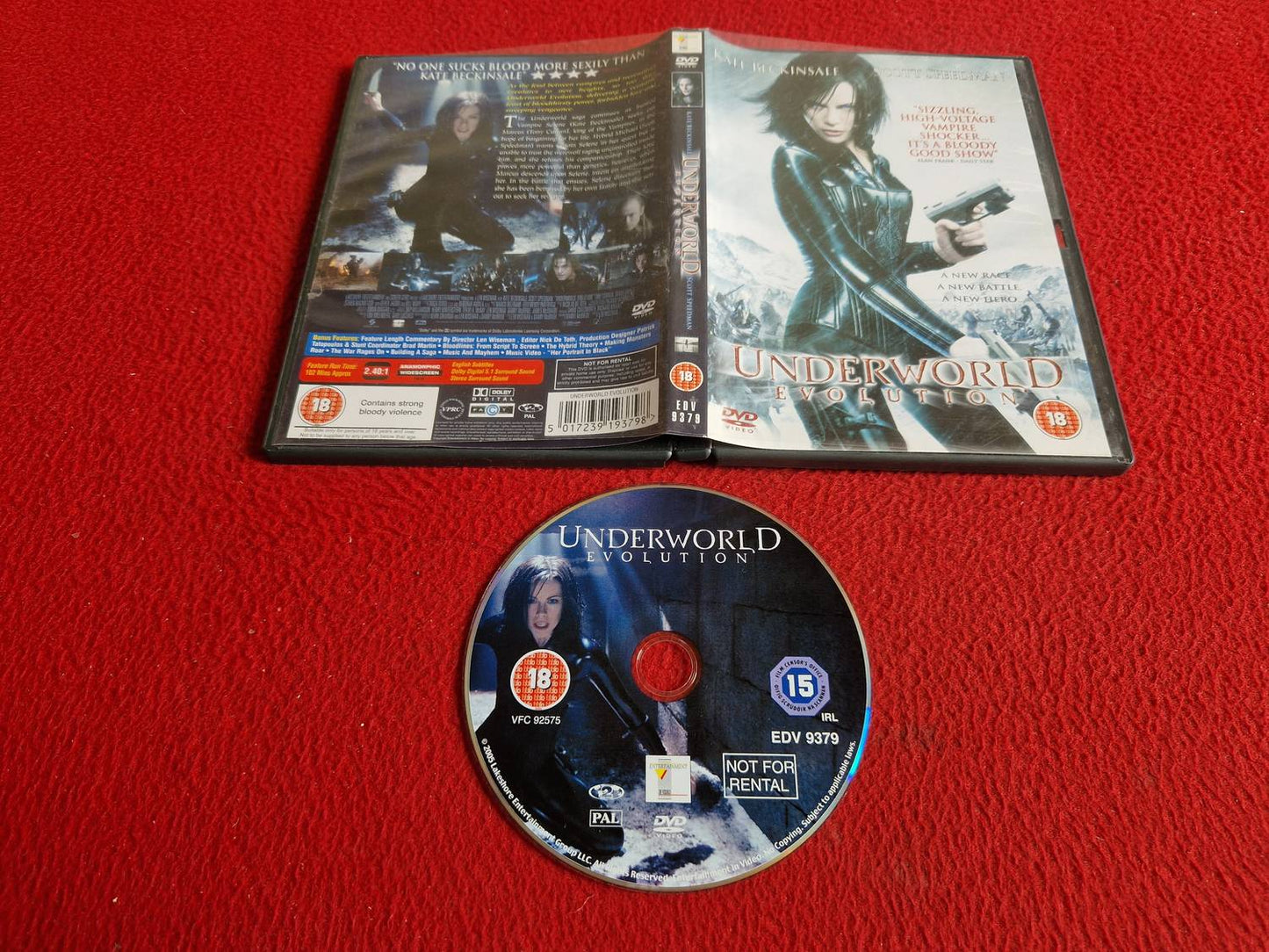 UNDERWORLD EVOLUTION DVD