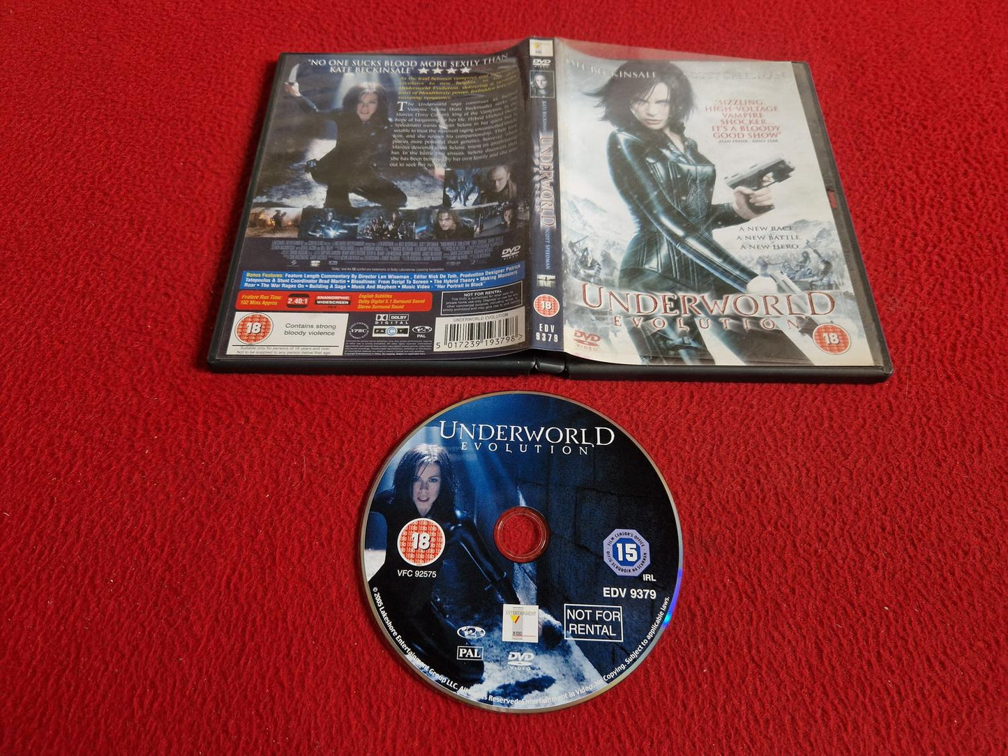 UNDERWORLD EVOLUTION DVD