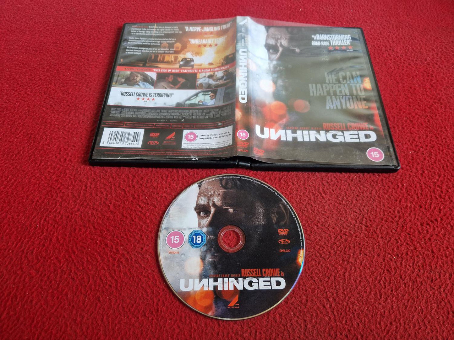 UNHINGED DVD