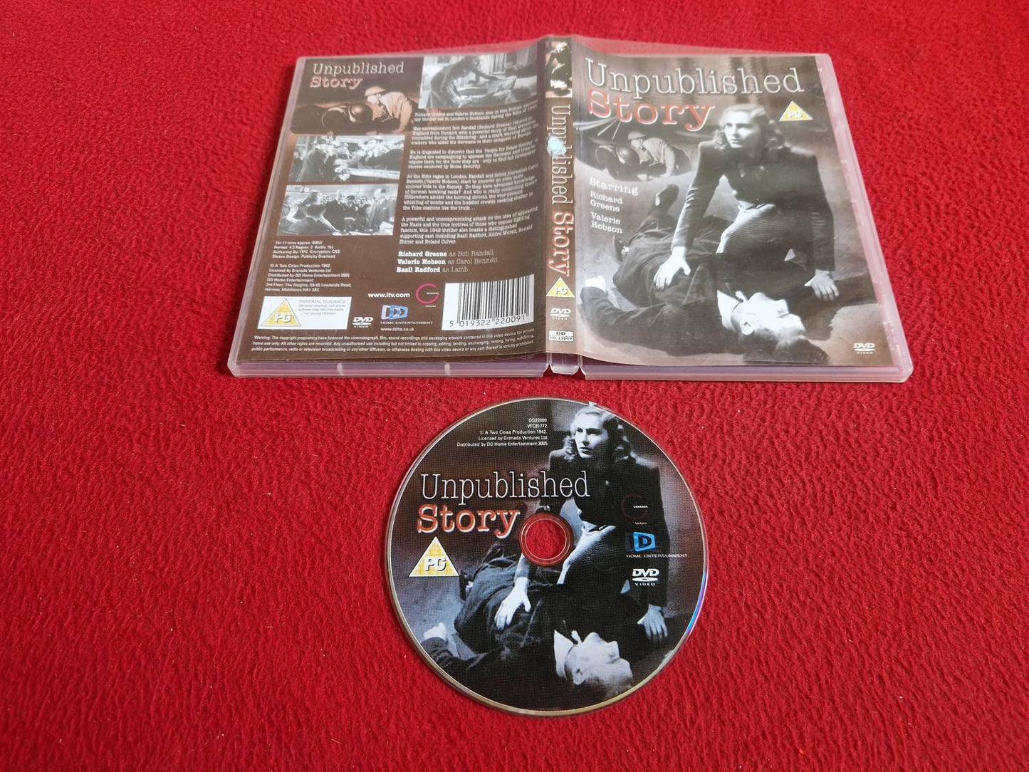 UNPUBLISHED STORY DVD