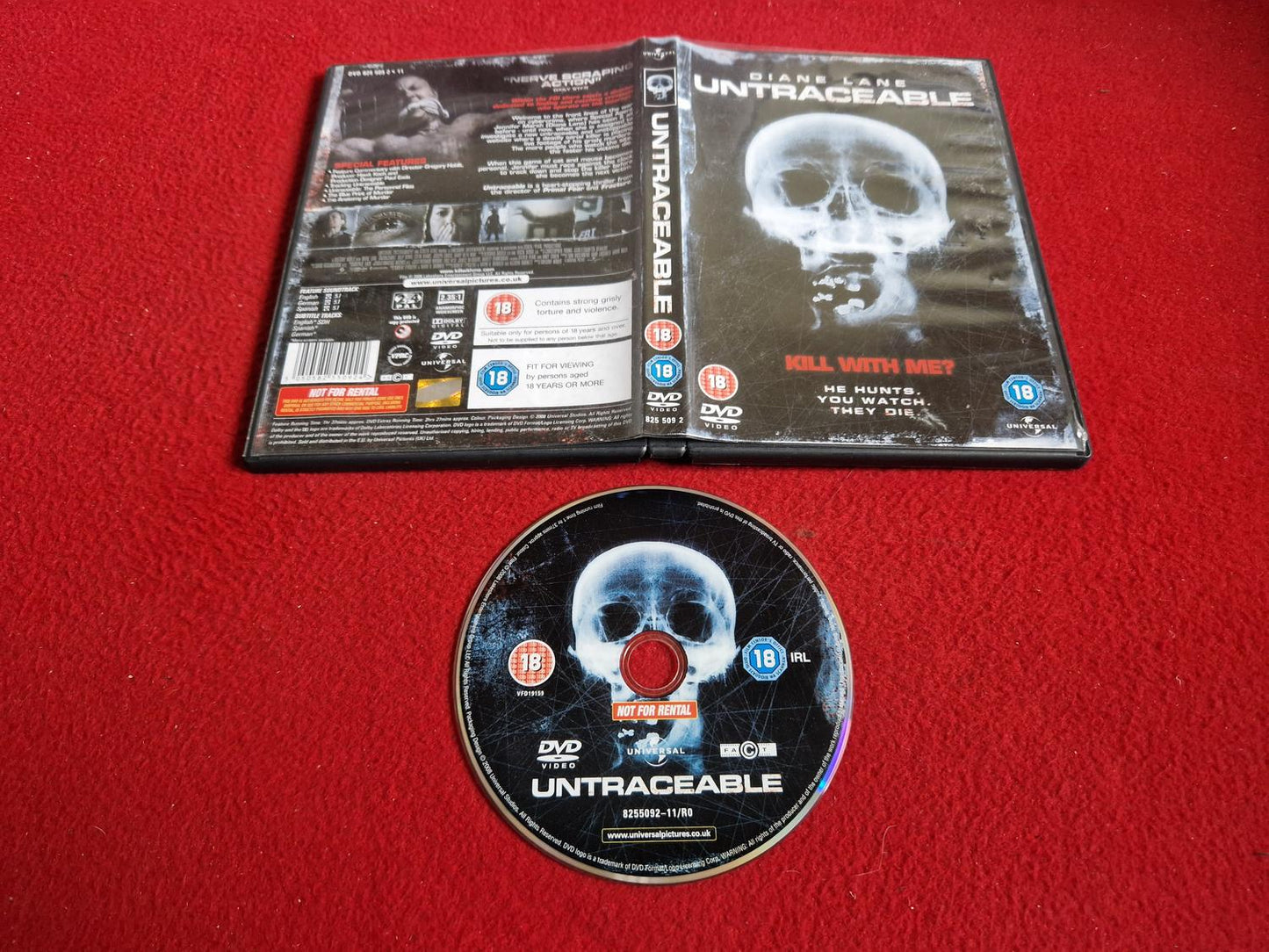 UNTRACEABLE DVD