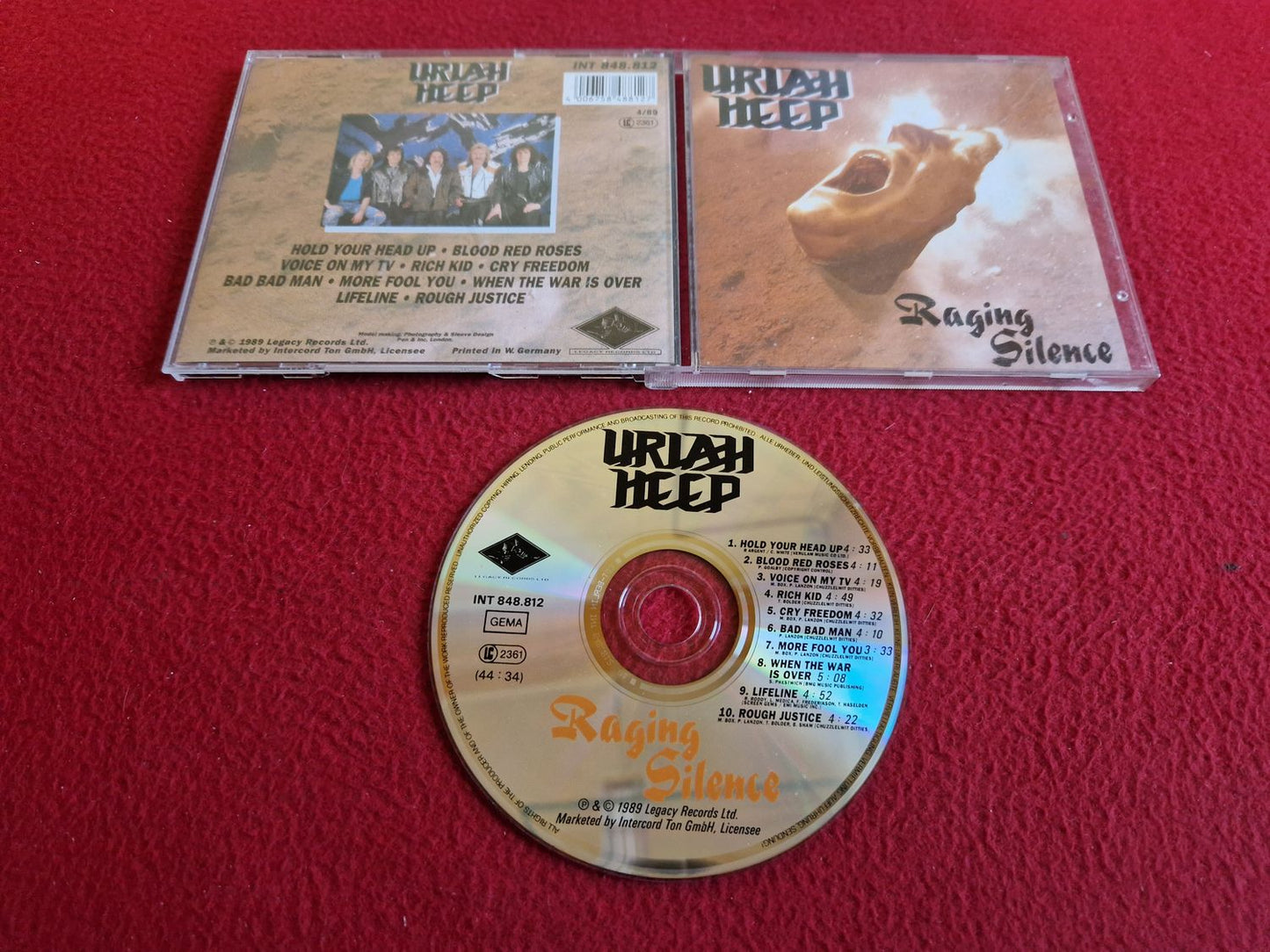 URIAH HEEP RAGING SILENCE CD