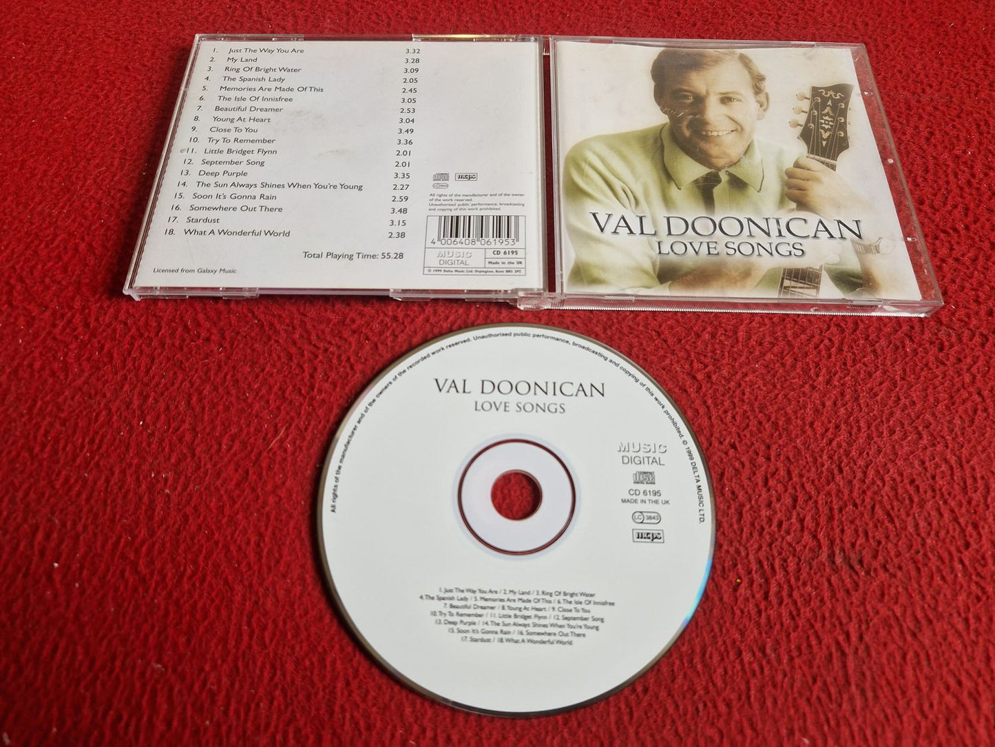 VAL DOONICAN LOVE SONGS CD