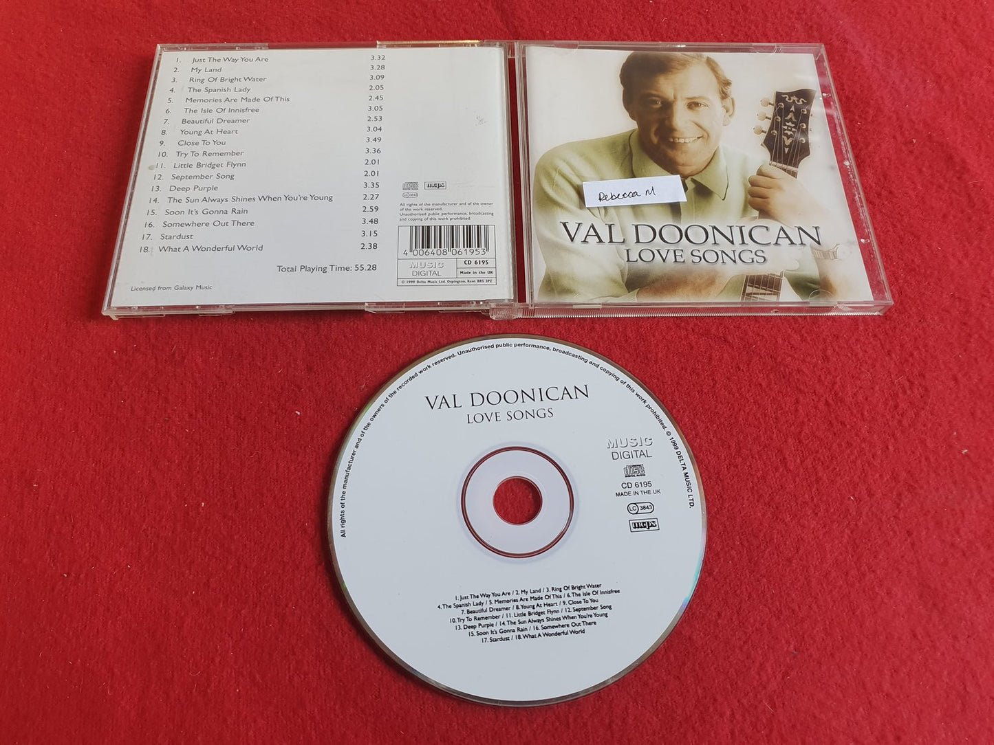 VAL DOONICAN LOVE SONGS till CD