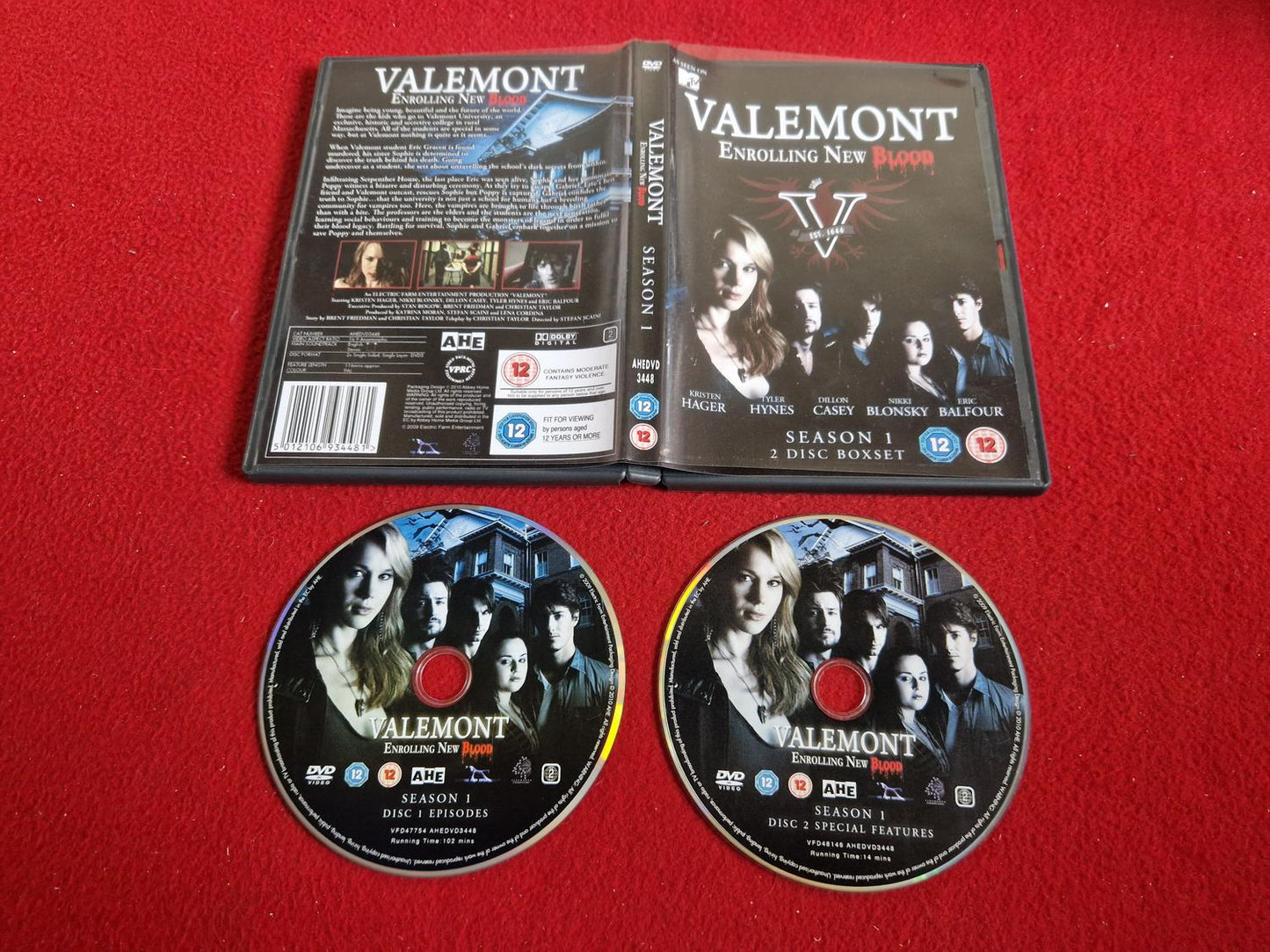 VALEMONT ENROLLING NEW BLOOD SEASON 1 DVD
