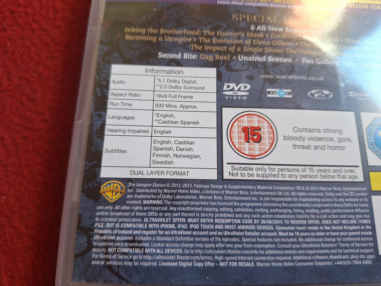 VAMPIRE DIARIES SEASON 4 BOX DVD