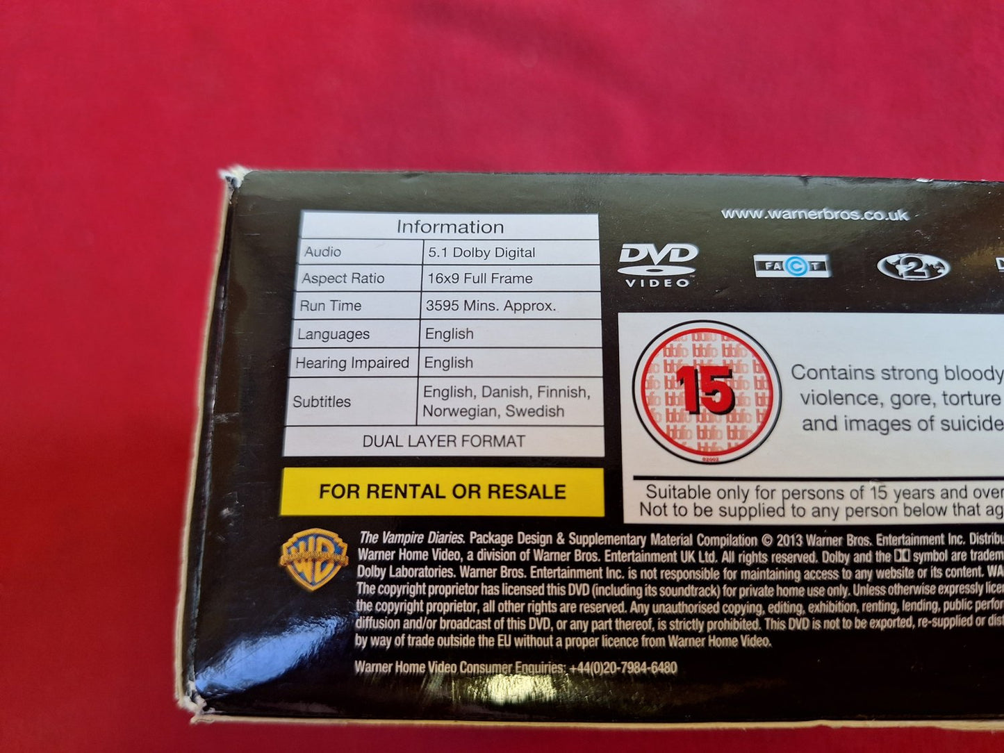 VAMPIRE DIARIES SEASONS 1 - 4 BOX DVD