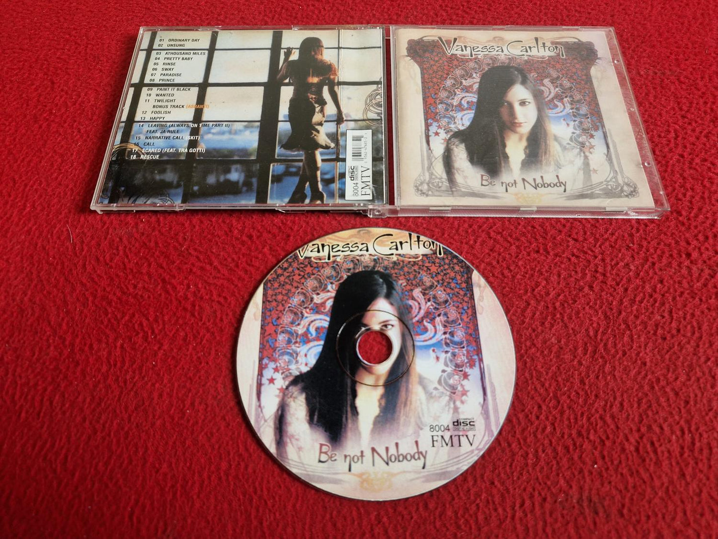 VANESSA CARLTON BE NOT NOBODY CD