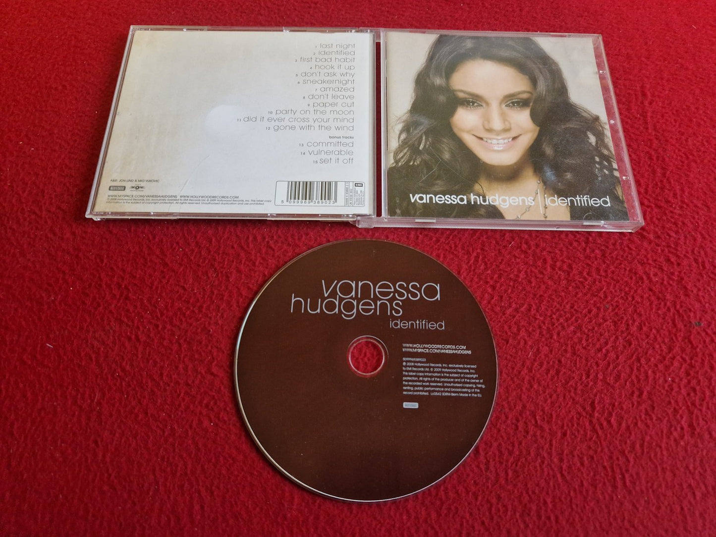 VANESSA HUDGENS IDENTIFIED CD