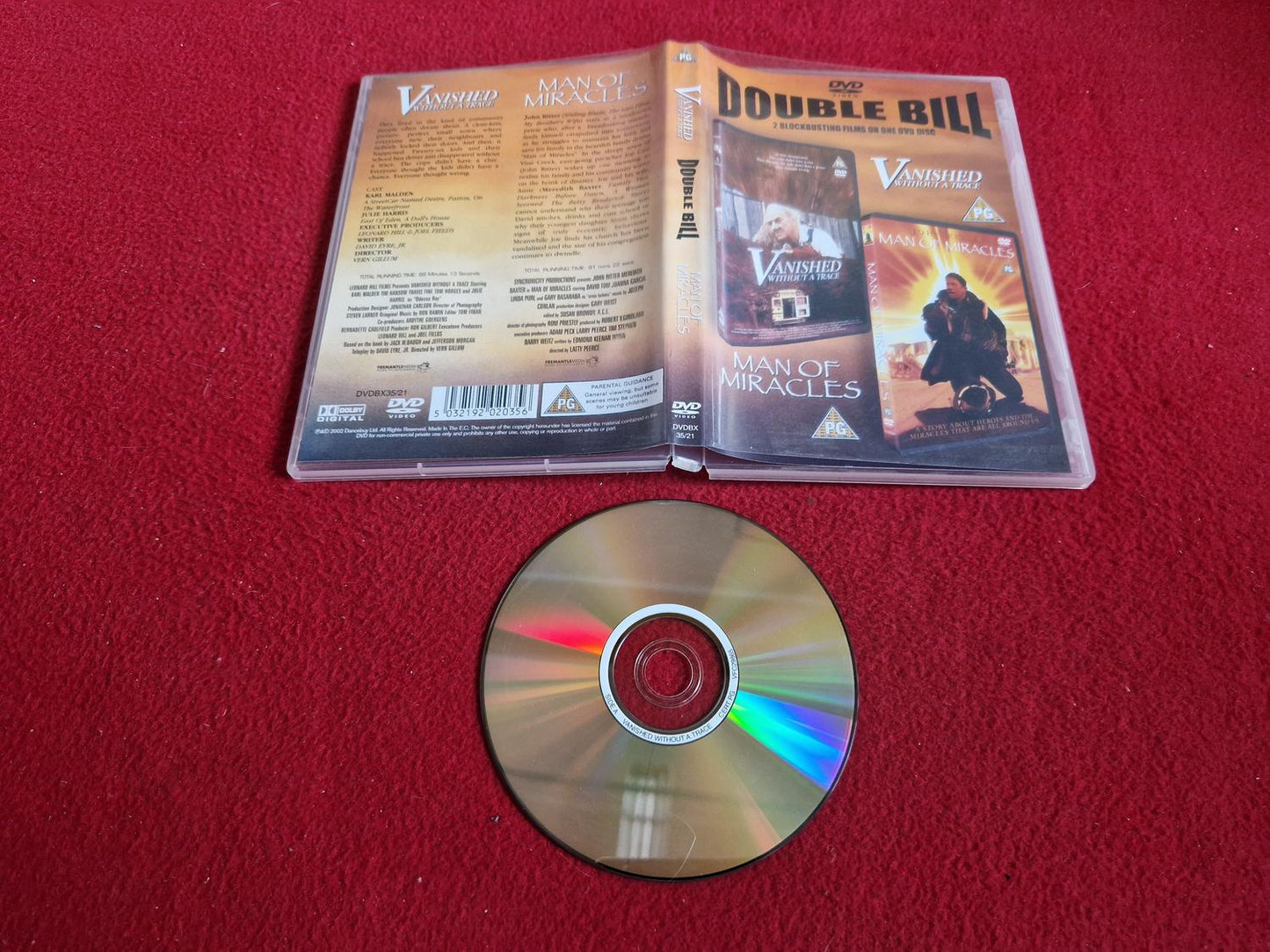 VANISHED WITHOUT A TRACE / MAN OF MIRACLES DVD