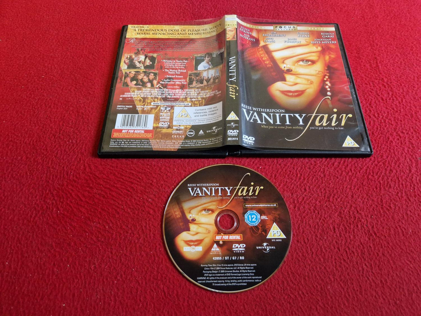 VANITY FAIR DVD