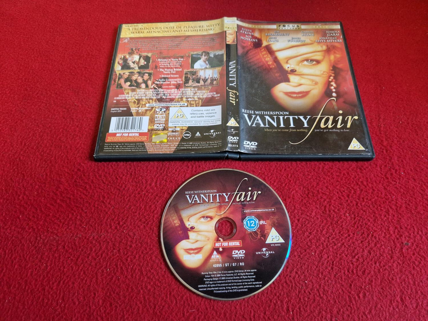 VANITY FAIR DVD