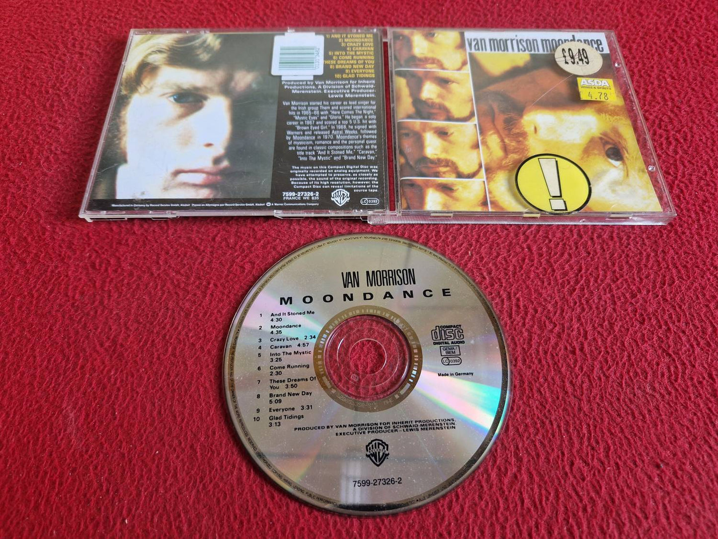 VAN MORRISON MOONDANCE CD