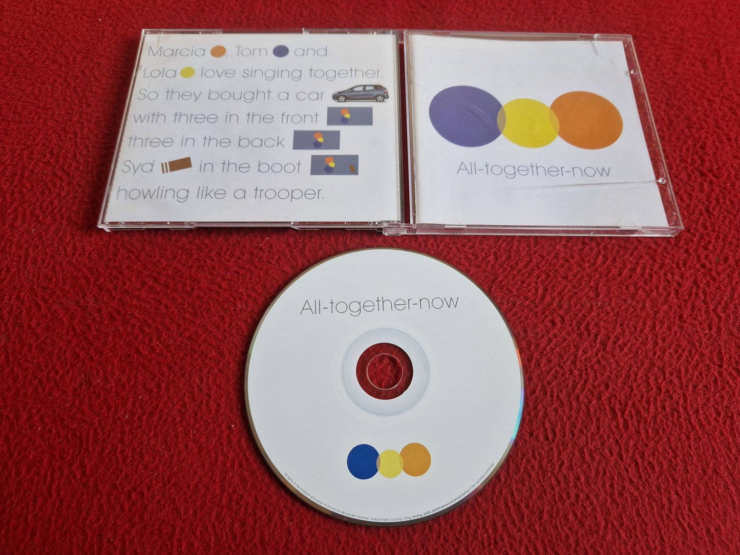 VARIOUS ALL-TOGETHER-NOW CD