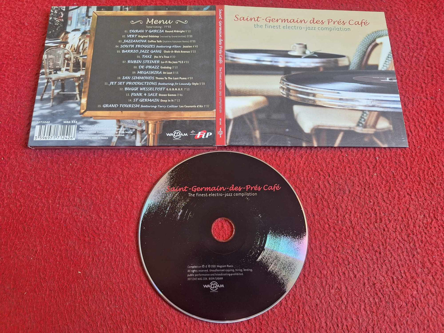 VARIOUS SAINT-GERMAIN DES PRES CAFE THE FINEST ELECTRO-JAZZ COMPILATION CD