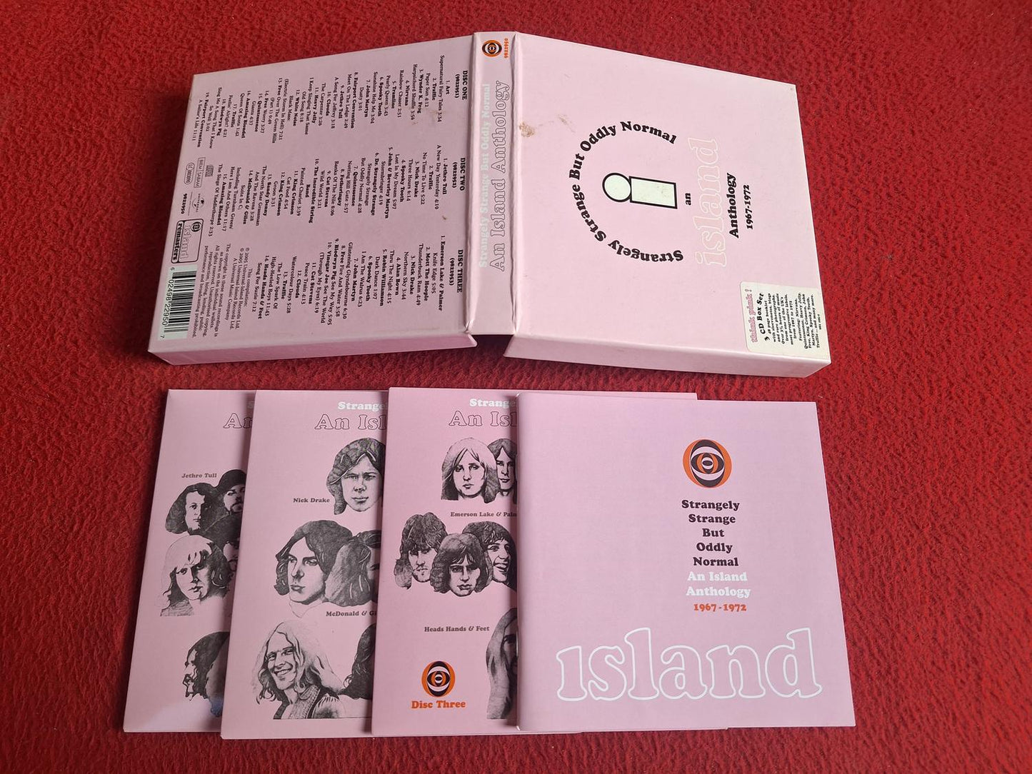 VARIOUS STRANGELY STRANGE BUT ODDLY NORMAL AN ISLAND ANTHOLOGY 1967 - 1972 3 CD