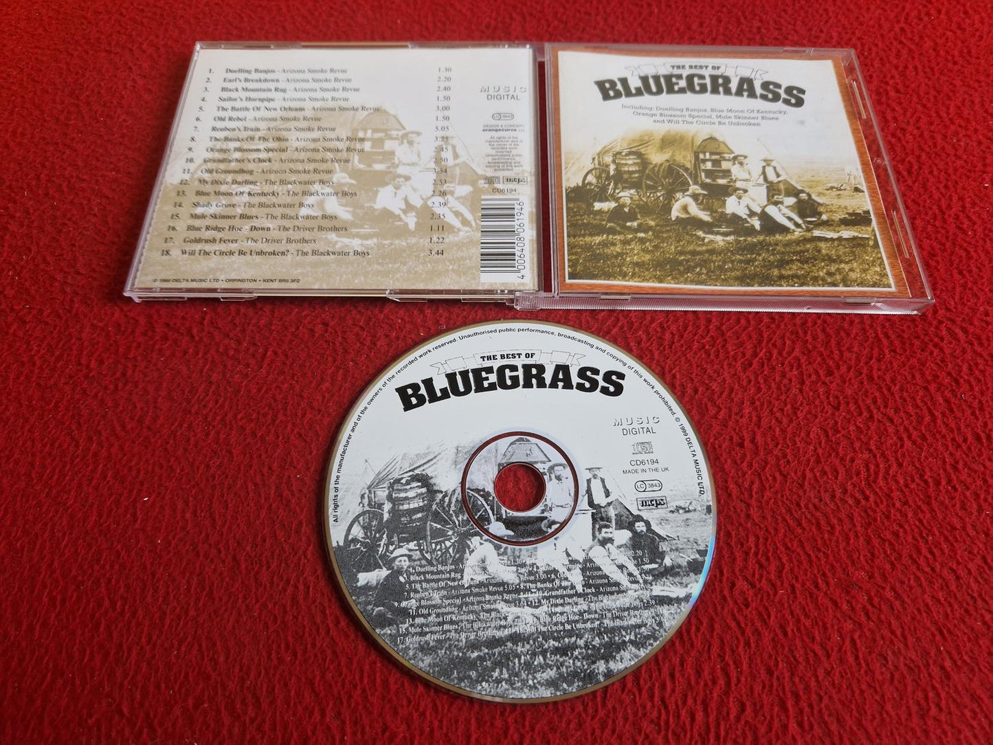 VARIOUS THE BEST OF BLUEGRASS - ARIZONA SMOKE REVUE mfl CD