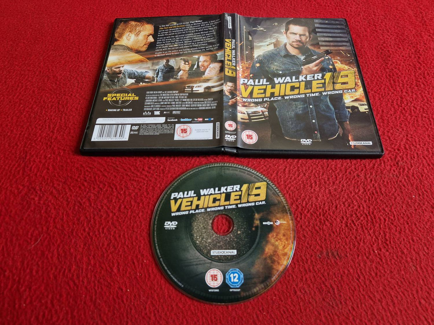 VEHICLE 19 DVD