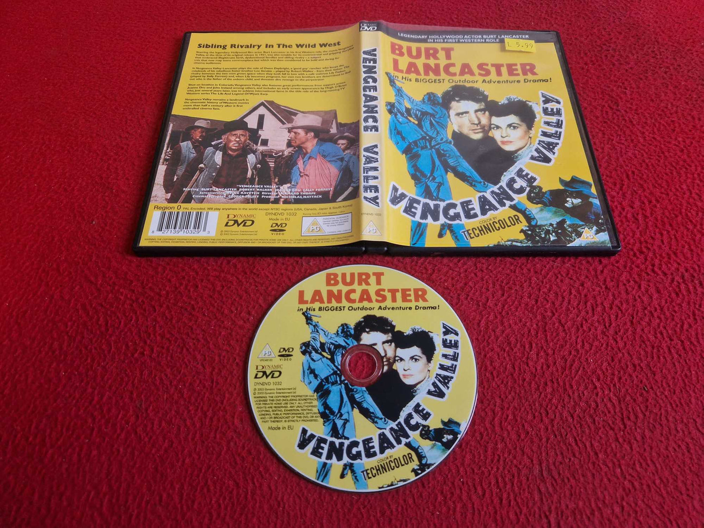 VENGEANCE VALLEY DVD