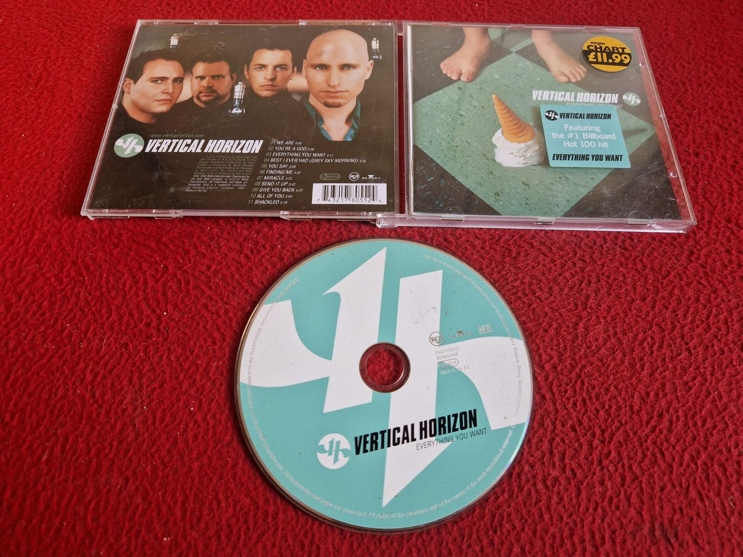 VERTICAL HORIZON EVERYTHING YOU WANT CD