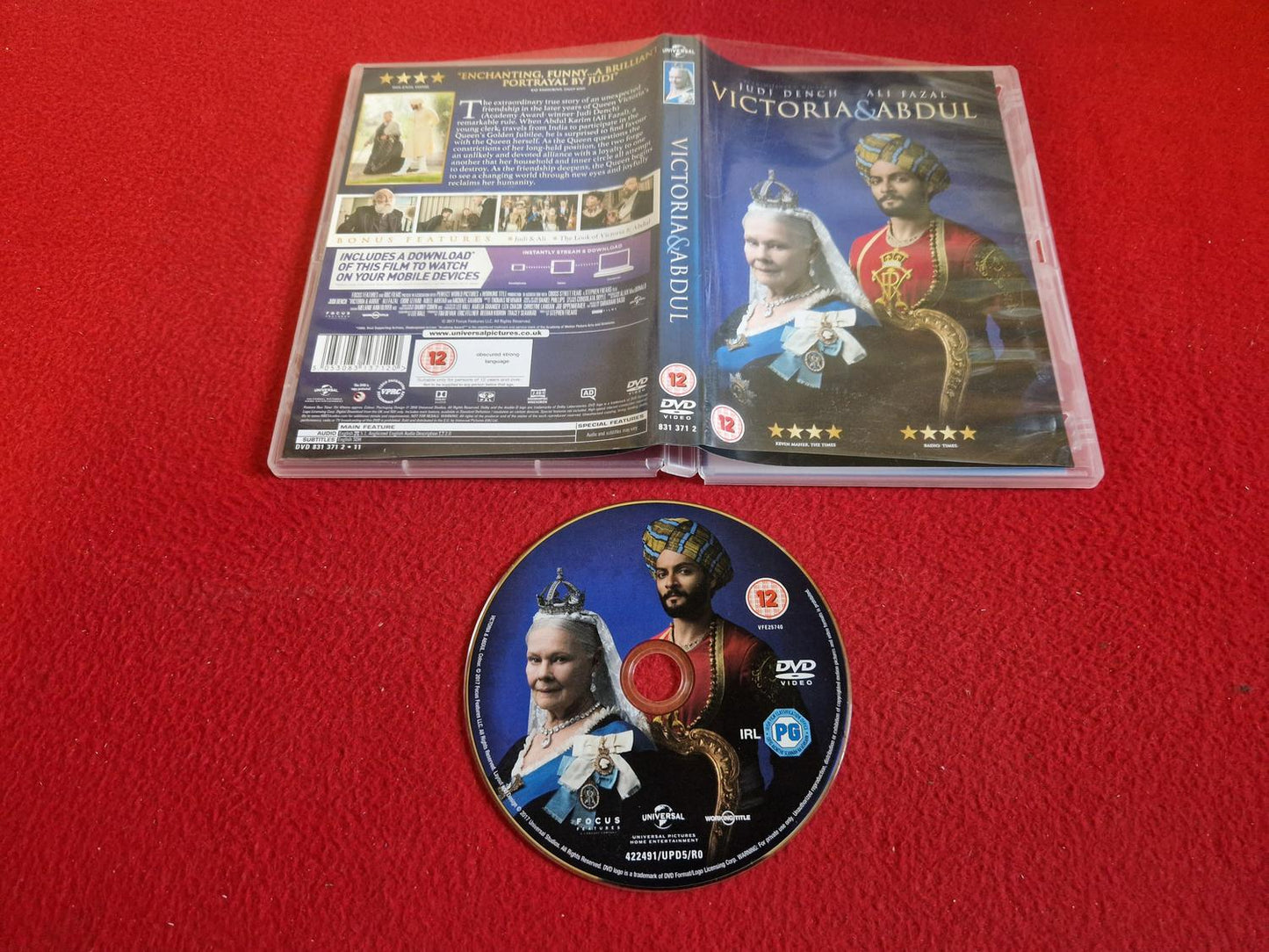 VICTORIA & ABDUL DVD