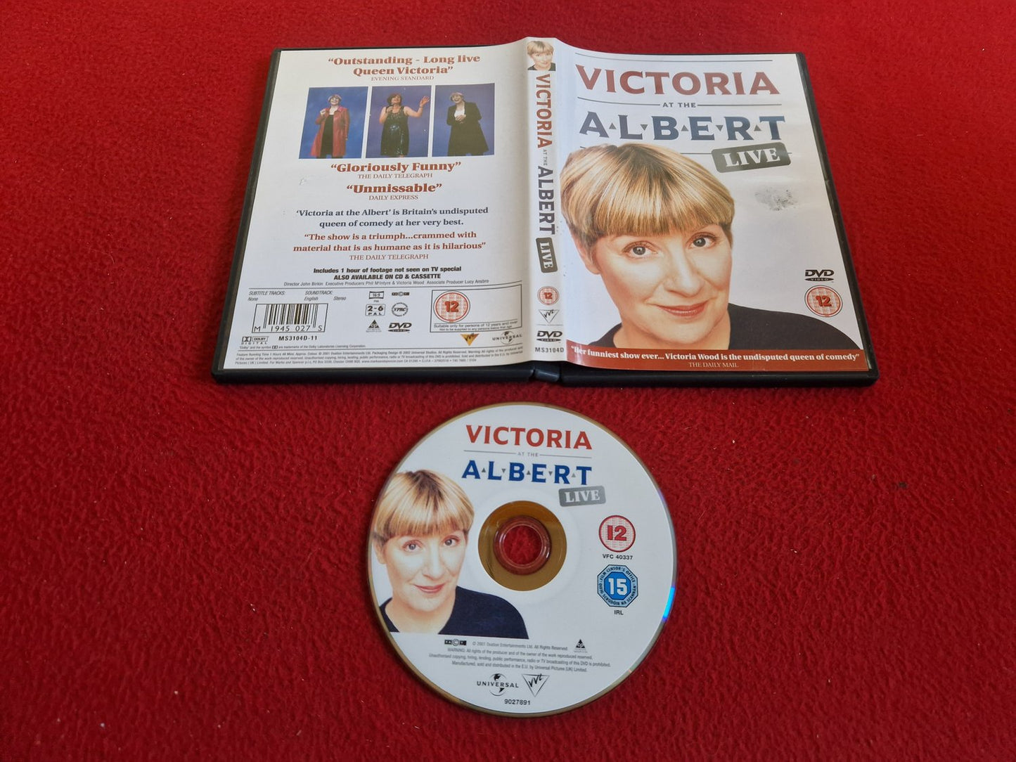 VICTORIA AND ALBERT LIVE DVD