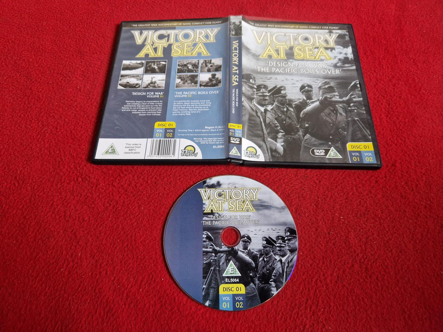 VICTORY AT SEA DESIGN FOR WAR / THE PACIFIC BOILS OVER till DVD