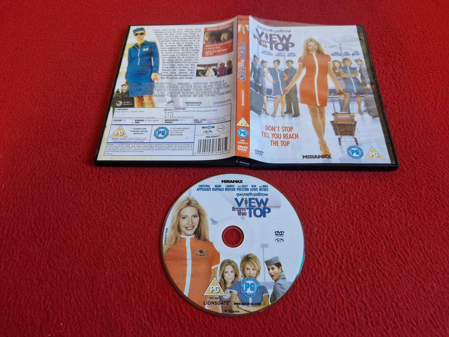 VIEW FROM THE TOP DVD