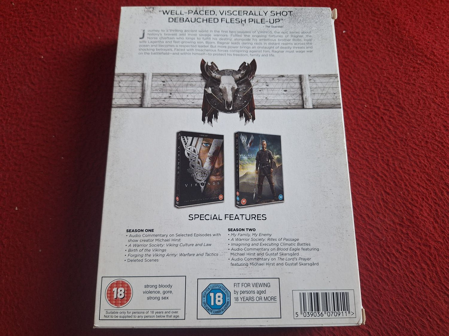 VIKINGS SERIES 1 & 2 BOX DVD