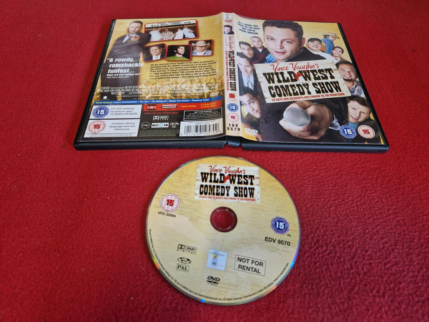 VINCE VAUGHN'S WILD WEST COMEDY SHOW till DVD