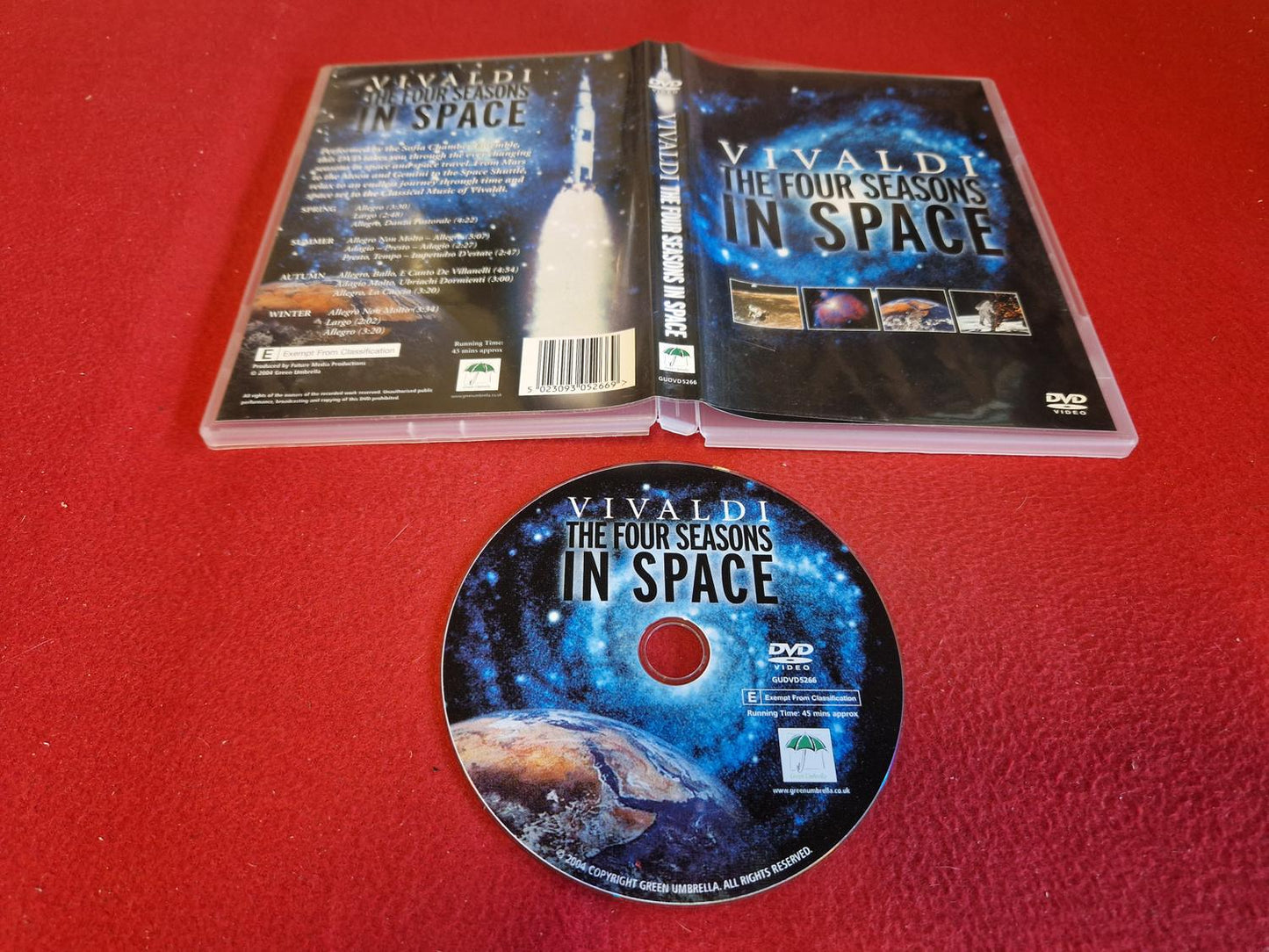 VIVALDI THE FOUR SEASONS IN SPACE till DVD