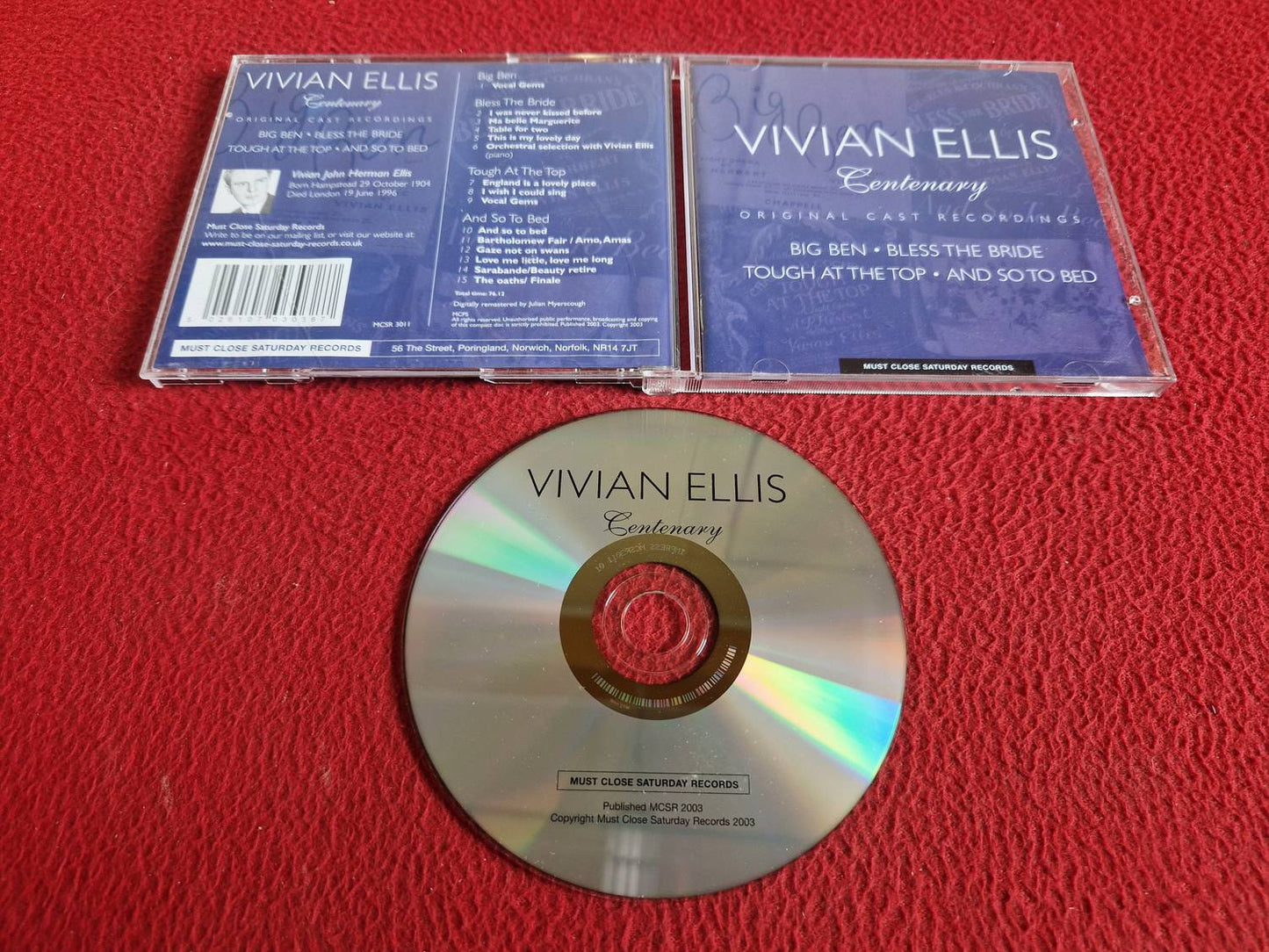 VIVIAN ELLIS CENTENARY CD