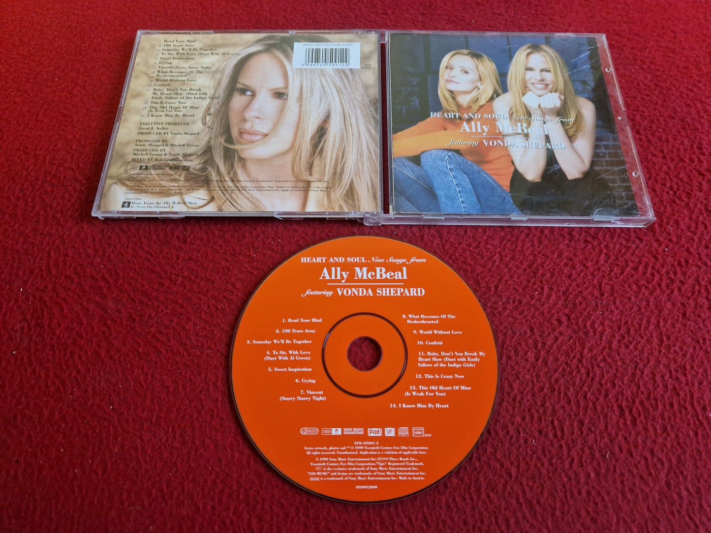 VONDA SHEPARD – HEART AND SOUL NEW SONGS FROM ALLY MCBEAL CD