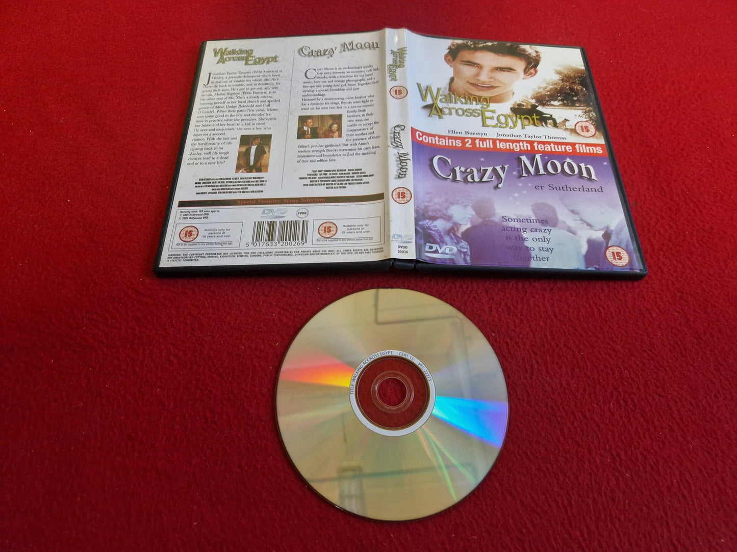 WALKING ACROSS EGYPT / CRAZY MOON DVD