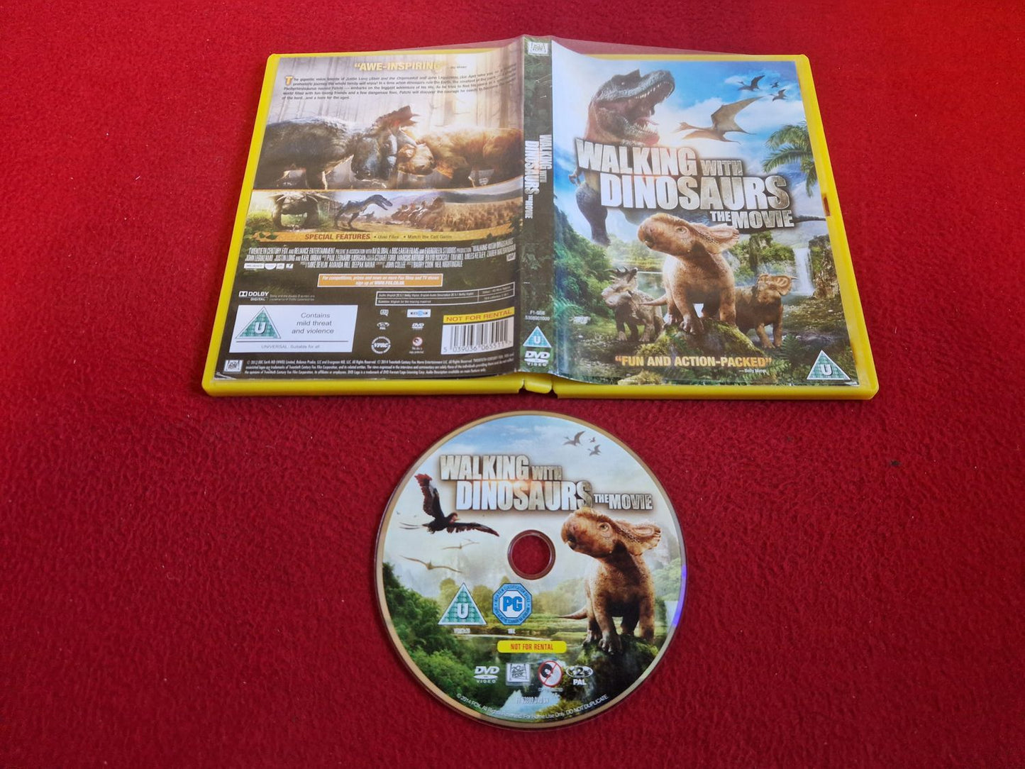 WALKING WITH DINOSAURS THE MOVIE DVD