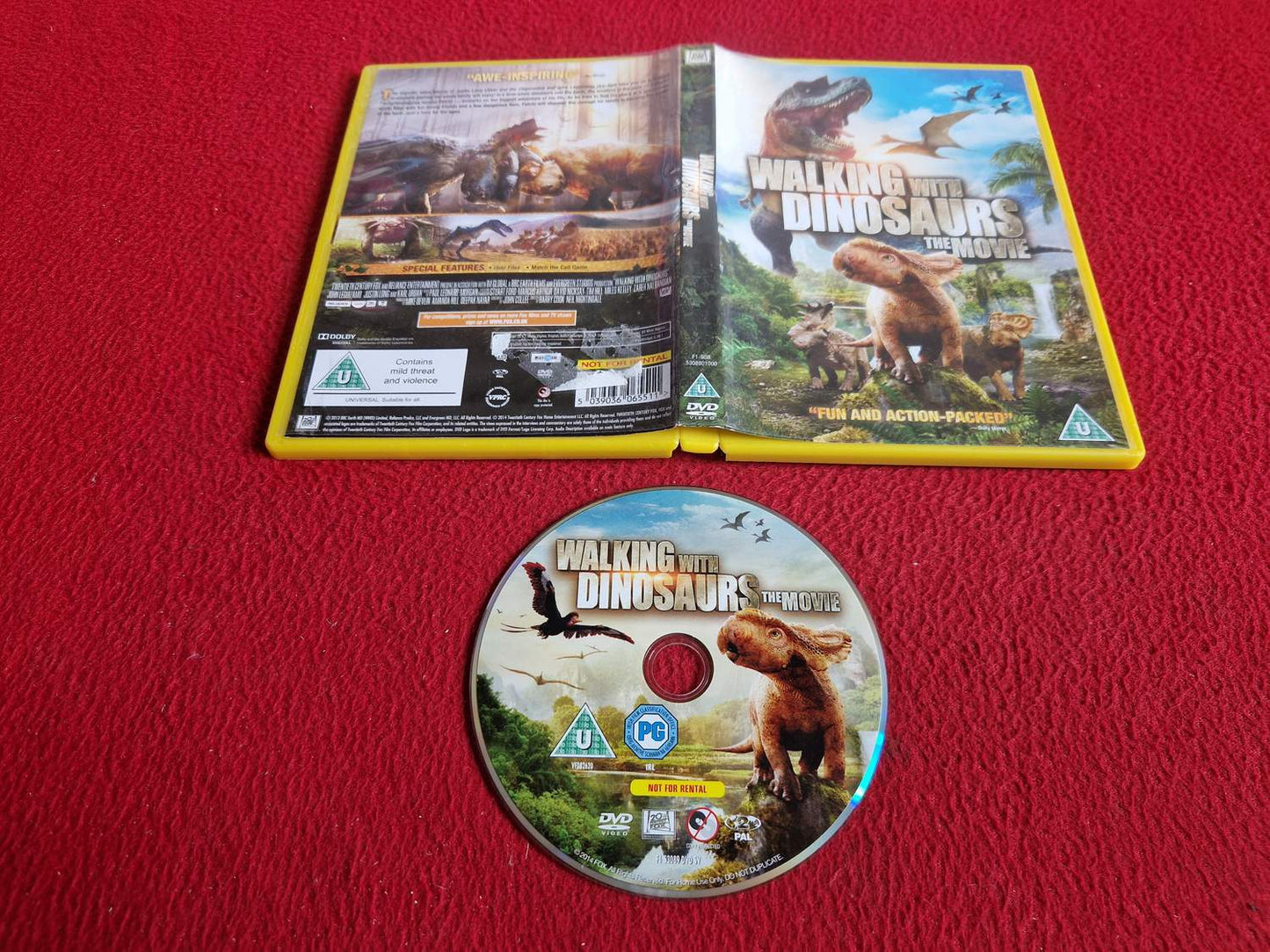 WALKING WITH DINOSAURS THE MOVIE DVD