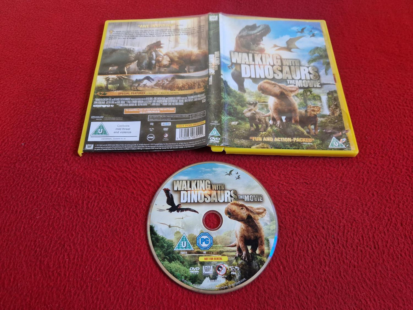 WALKING WITH DINOSAURS THE MOVIE DVD