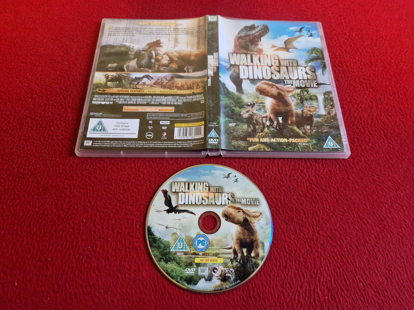 WALKING WITH DINOSAURS THE MOVIE DVD