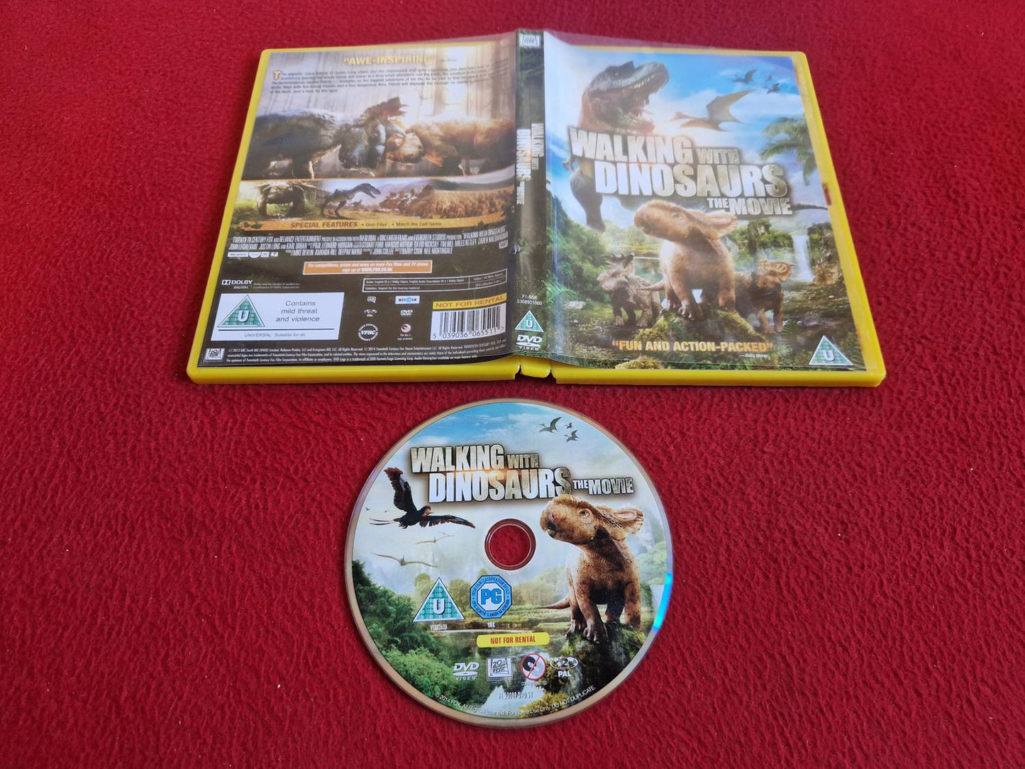 WALKING WITH DINOSAURS THE MOVIE DVD