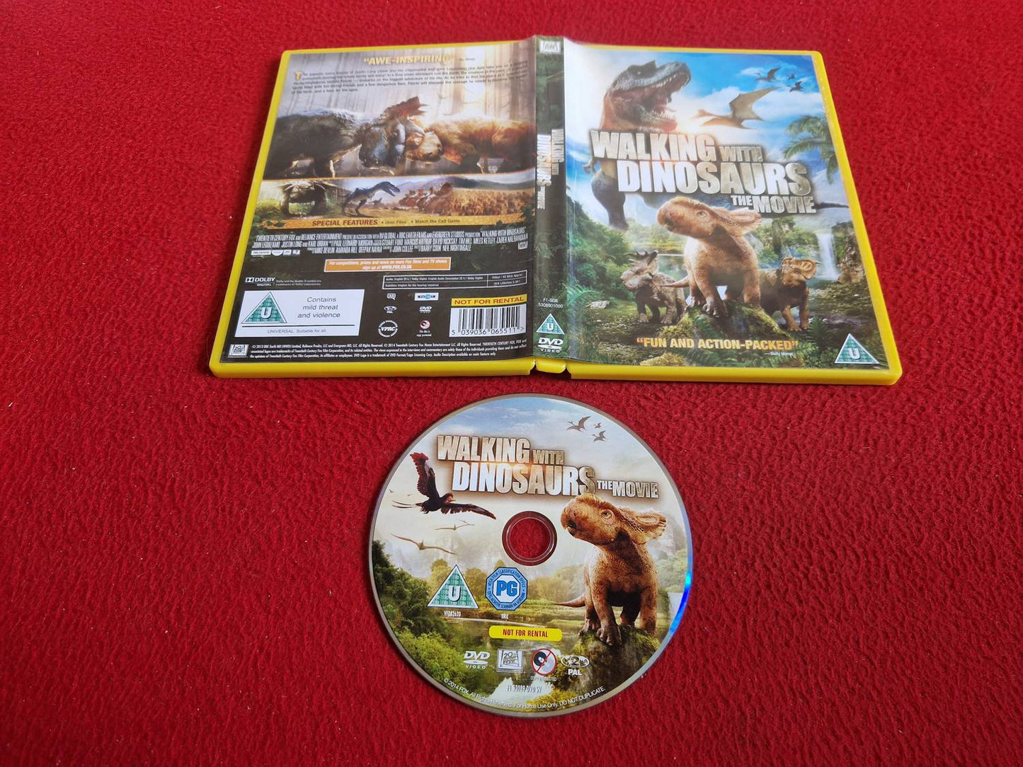 WALKING WITH DINOSAURS THE MOVIE DVD