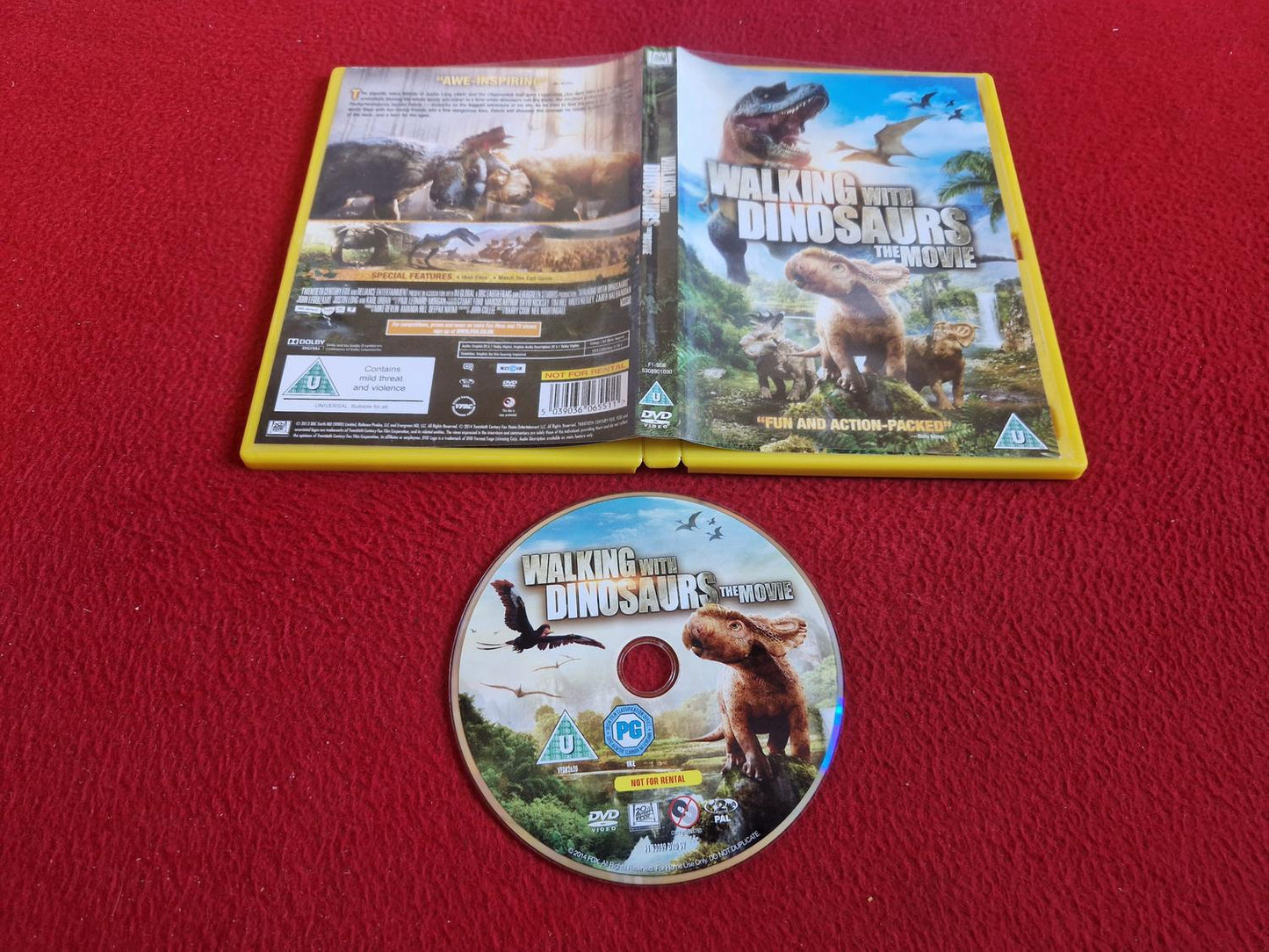 WALKING WITH DINOSAURS THE MOVIE DVD