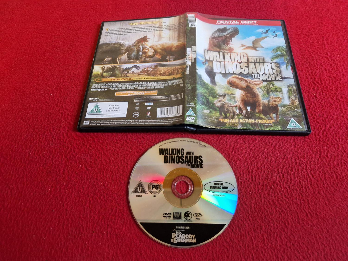 WALKING WITH DINOSAURS THE MOVIE DVD