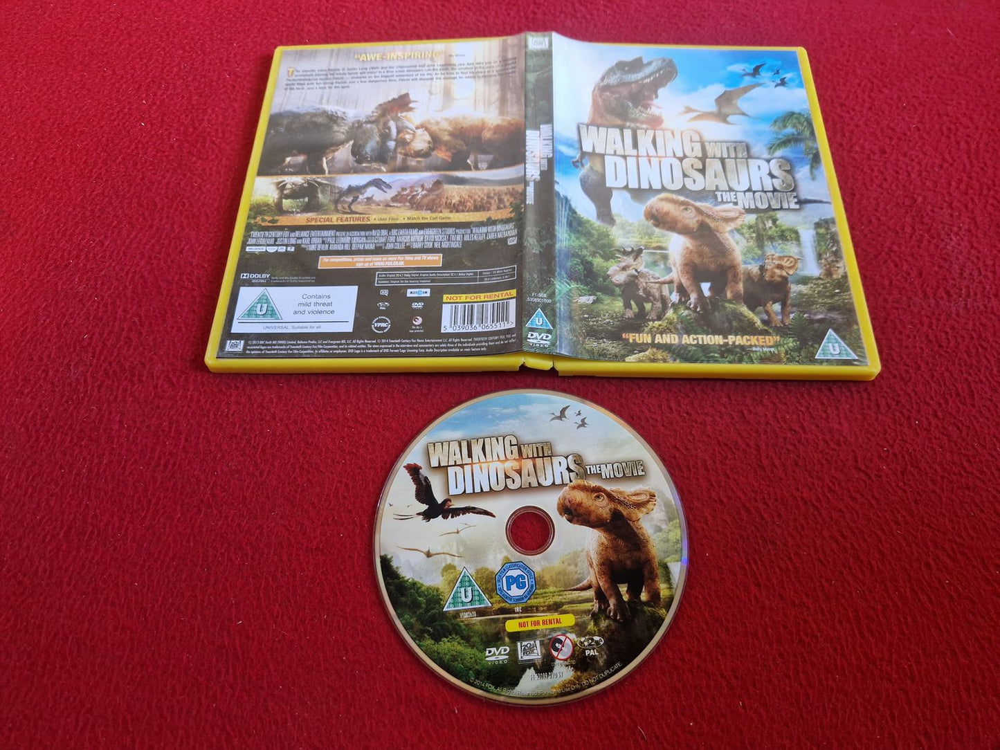WALKING WITH DINOSAURS THE MOVIE DVD