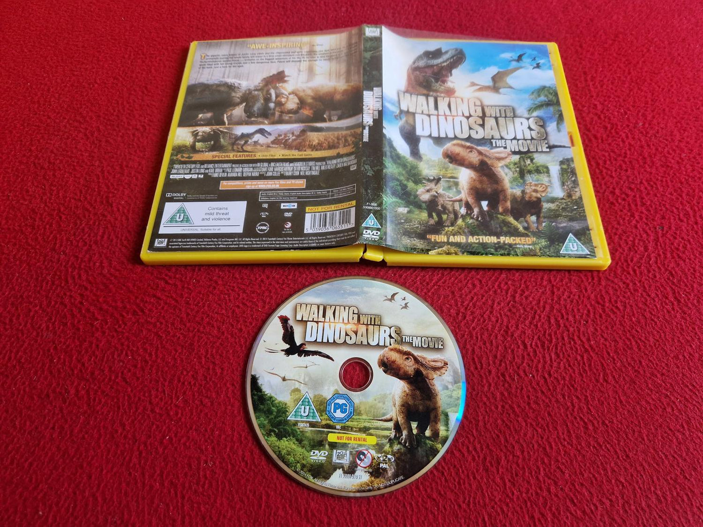 WALKING WITH DINOSAURS THE MOVIE DVD
